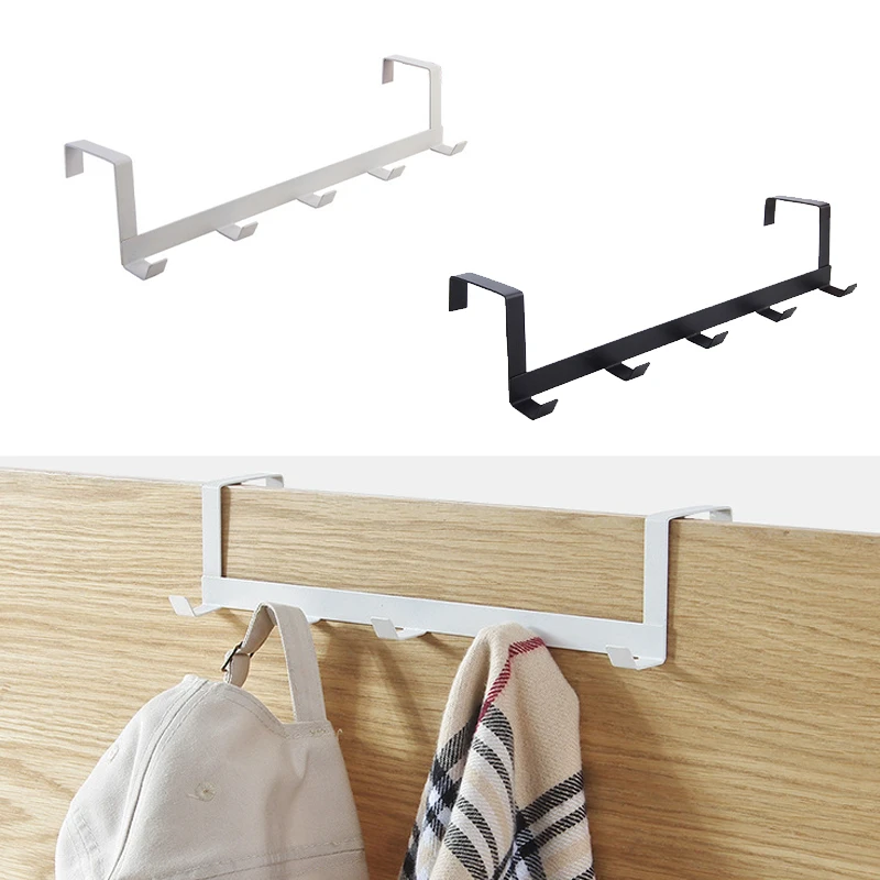 Home Edit Bathroom Storage - Hooks Over The Door 5 Hooks