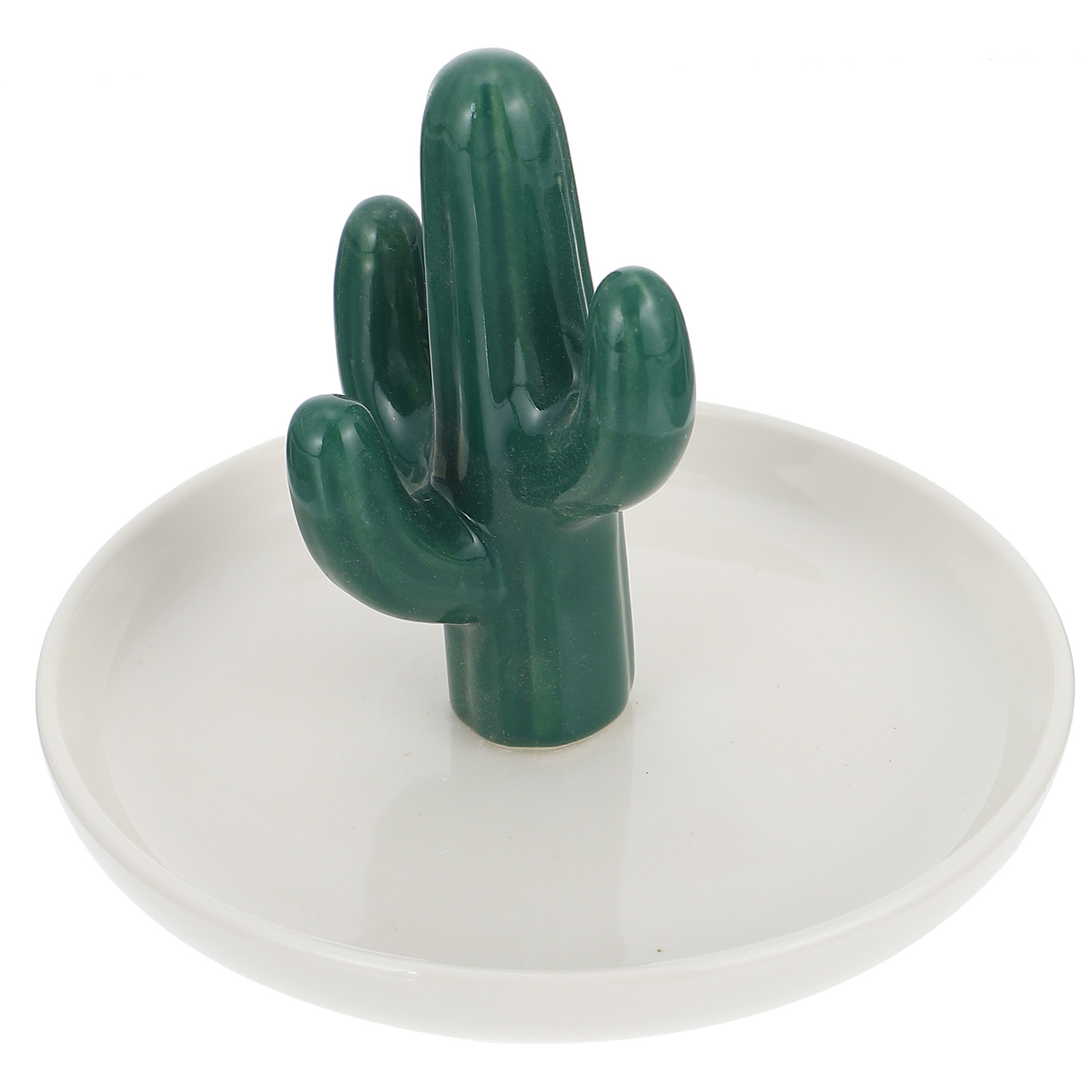 1Pcs Premium Ceramic Cactus Je - Home Bathroom Organizer 评论和价格