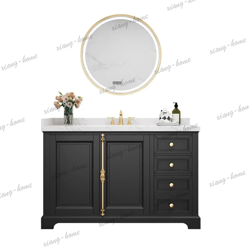 Luxury Modern Bathroom Cabinet - Home Bathroom Vanity Combo 评论和价格