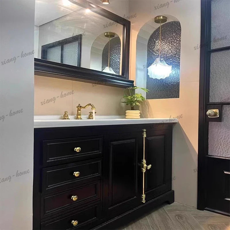 Luxury Modern Bathroom Cabinet - Home Bathroom Vanity Combo 评论和价格