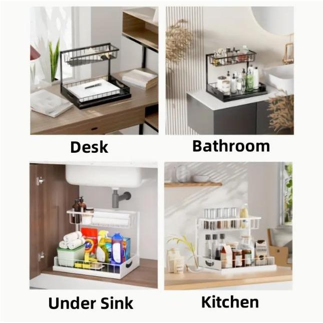 Heavy Duty Pull Out Cabinet Or - Home Bathroom Organizer 评论和价格