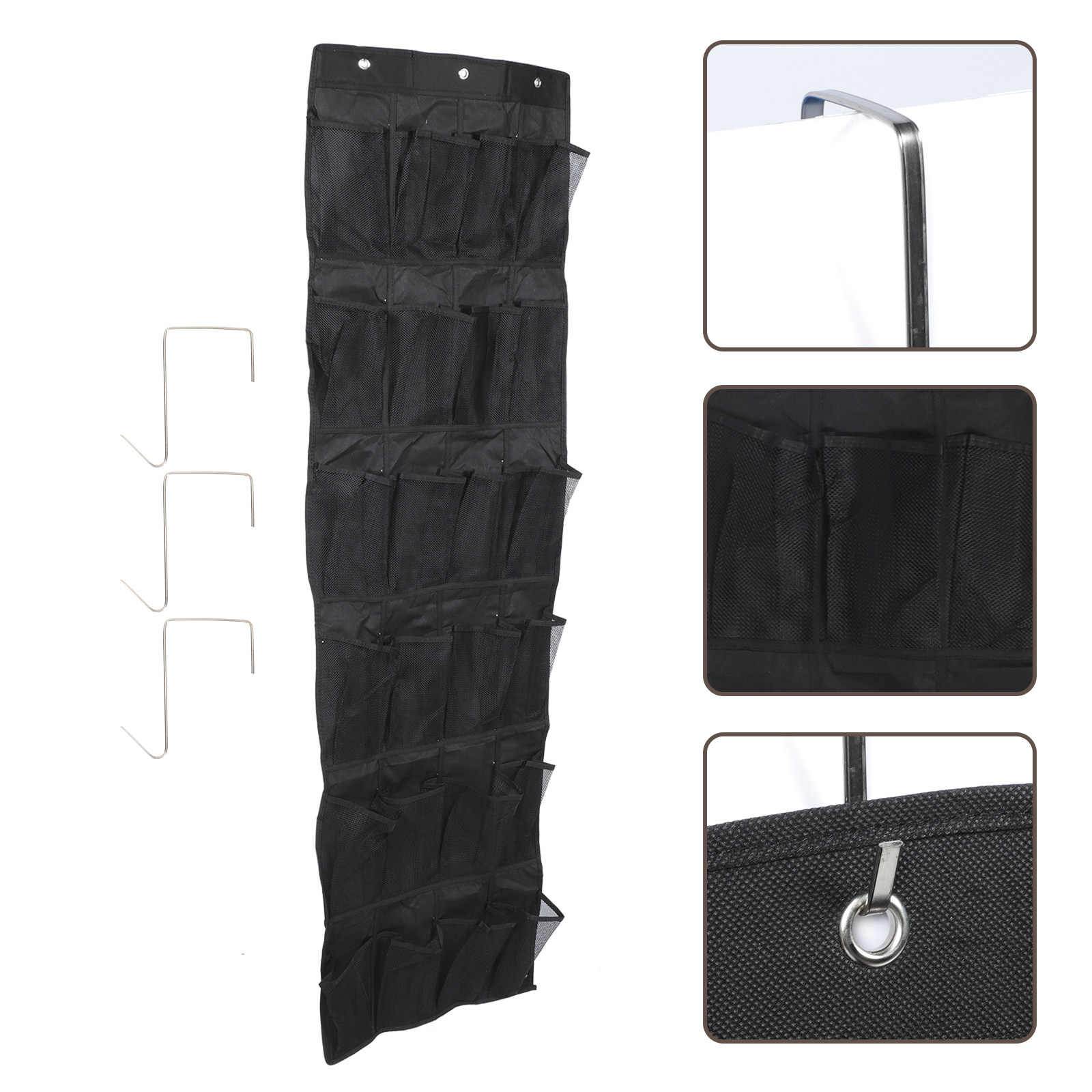 1pcs 24-Grid Shoe Shoe Hanging - Home Bathroom Organizer 评论和价格