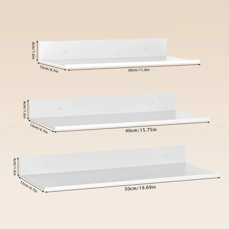 Metal Floating Shelves Wall Mo - Home Edit Bathroom Storage 评论和价格