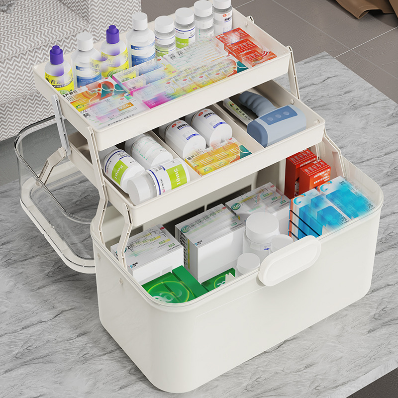 Large Capacity Clear Lid Medic - Home Edit Bathroom Storage 评论和价格