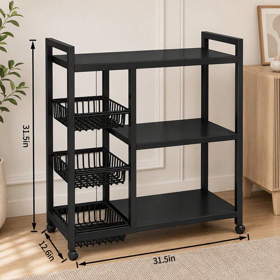 1pc Mobile Storage Rack, Adjus - Home Edit Bathroom Storage 评论和价格